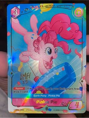 Kayou My Little Pony Gild Rare Pinkie Pie Fantasy Wonderland Card BP01-GR03
